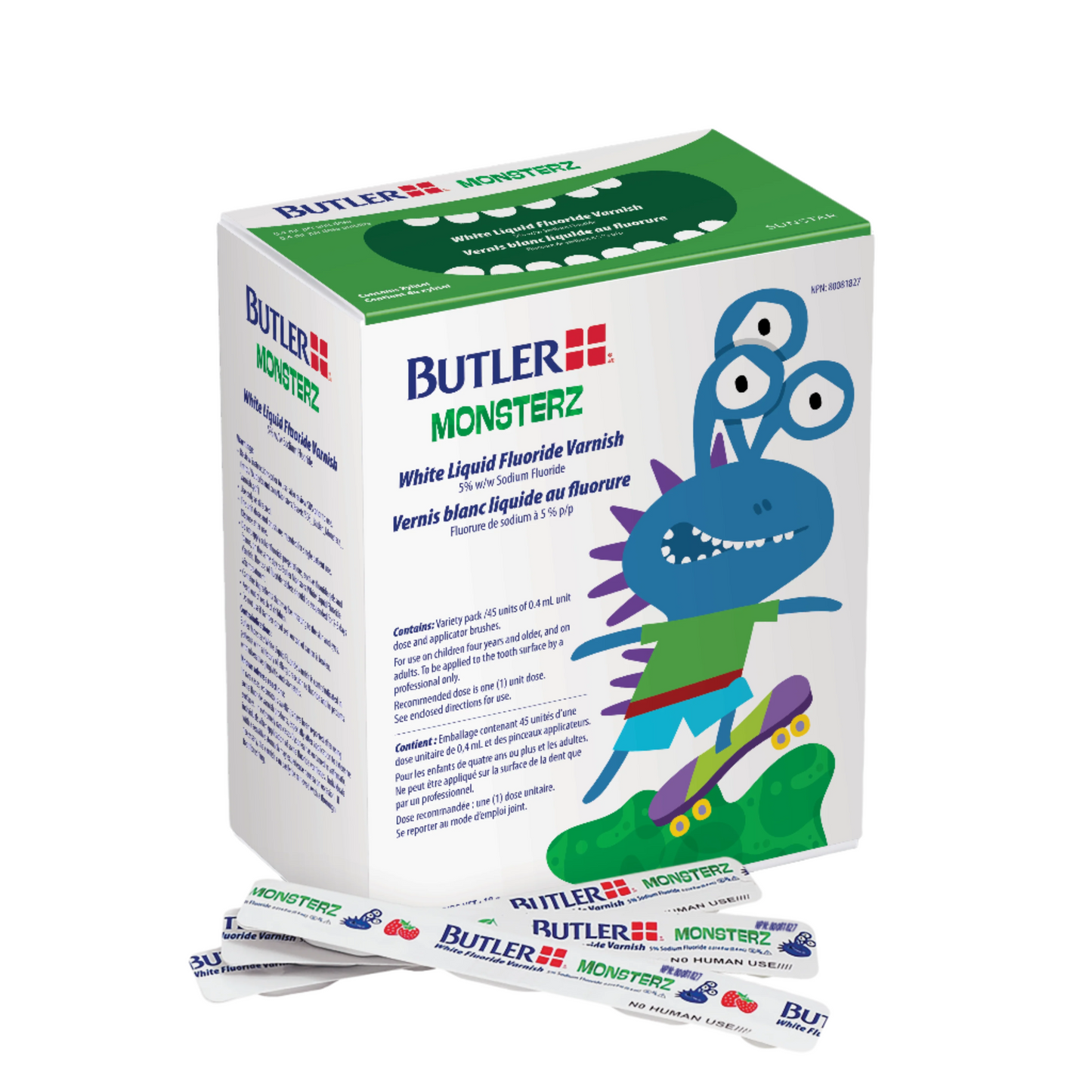 1219 : Coffret de vernis au fluor BUTLER® Monsterz (0,40 ml)