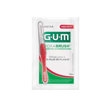 1314: PROXABRUSH® INTERDENTAL CLEANERS - Cylindrical Ultra Tight Cello Wrapped (red)