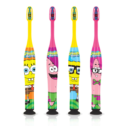 4060 : Brosse à dents pour enfants GUM® SpongeBob®, ultra souple, 12 pièces