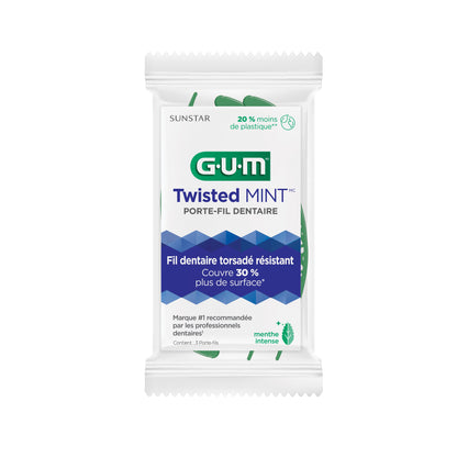 828 : Porte-fil dentaire GUM® Twisted Mint™