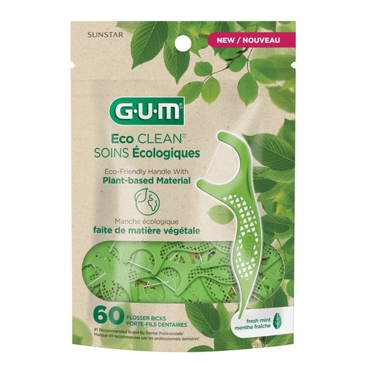 831CU6: GUM® Eco Clean® Flossers 60ct, Dozen
