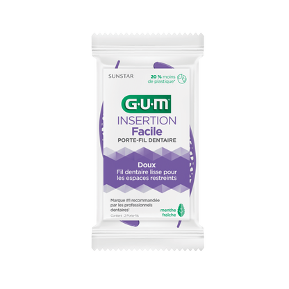 887 : Porte-fil dentaire GUM® Comfort Slide (48 paquets de 2)