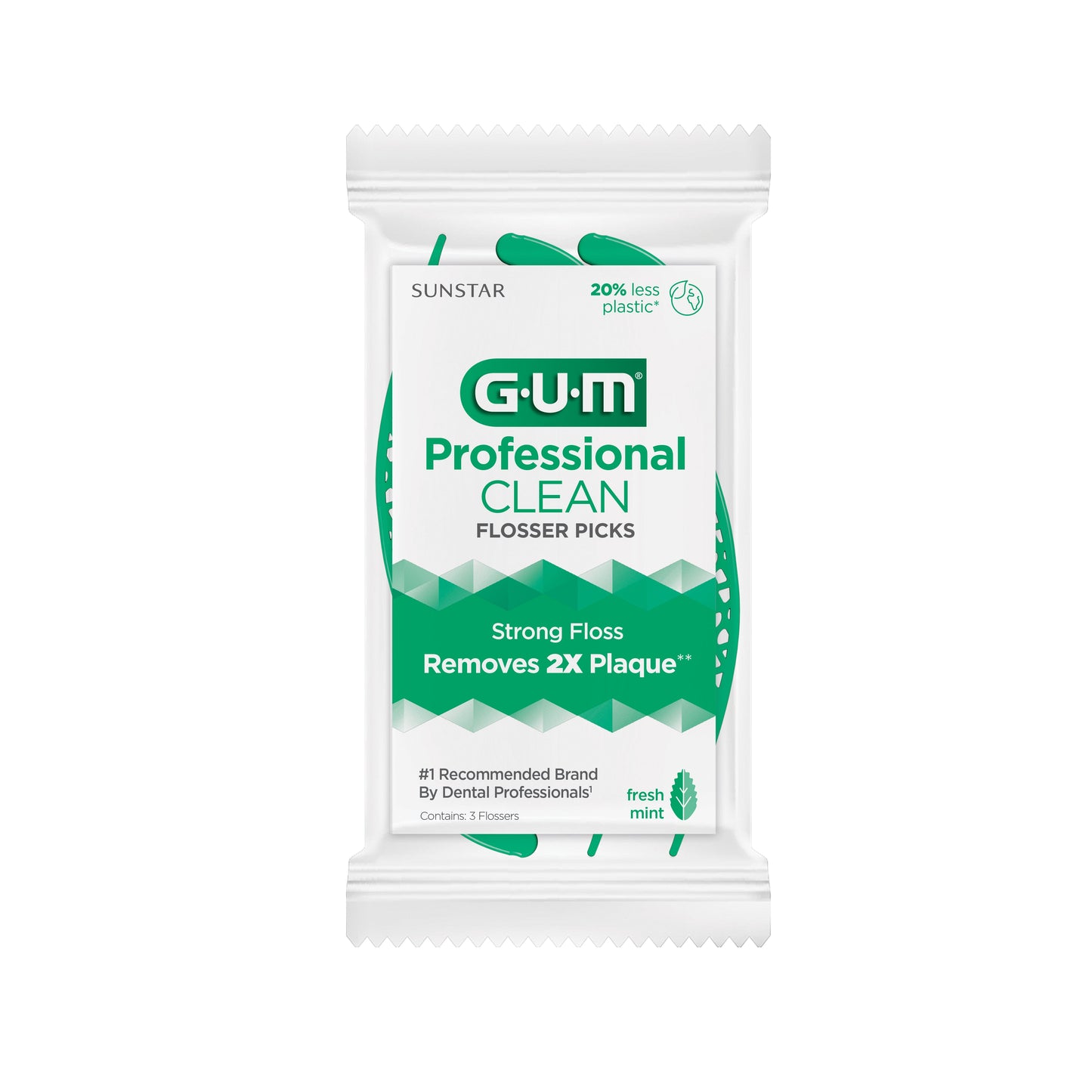 891 : Porte-fil dentaire professionnel CLEAN MENTHE (48 paquets de 3) 